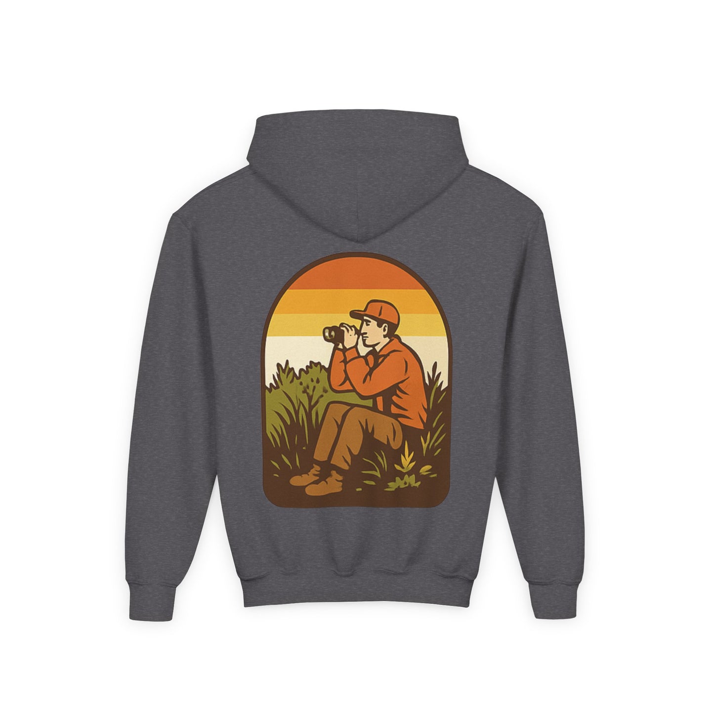 Retro Youth Hooded Sweatshirt
