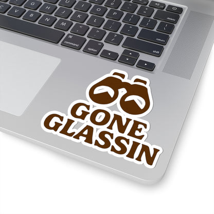 Outdoor Enthusiast Stickers, Gone Glassin, Camping Decor, Hiking Gift, Nature Lover Decal, Adventure Stickers